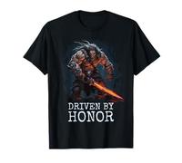 Driven by Honor. Strength Beyond Realms. T-Shirt