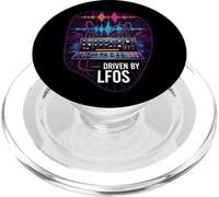 Driven By LFOs Synth Electronic Music Producer PopSockets PopGrip for MagSafe