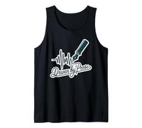 Driven by Prose Fountain Pen Heartbeat Writer Author Tank Top