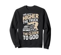 Driven Faith And Diesel Trucking Jesus Christian Trucker Sweatshirt