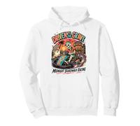 Driven To The Grave Skeleton Summerween Go Kart Pullover Hoodie