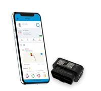 DrivePro OBD Vehicle Tracker - OBD Plugin Tracking Device | 24/7 Accurate Real-Time Monitoring for Car, Motorbike, Motorcycle, Van | Easy Install | Low-Cost Monthly Subscription | 12 Months PRO