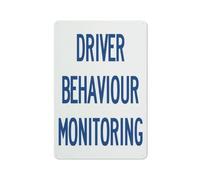 Driver Behaviour Monitoring Multi Message Reflective Traffic Sign Metal 12"X8" Rust Free Aluminum,Indoor & Outdoor Use For Fence And Yard