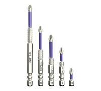 Driver Bit Set, K5 Magnetic Cross Screwdriver Set, Widely Applied, Chrome-Plated Power Tool Accessories, Sturdy for Mechanics, Carpenters, Electricians, Woodworkers, and Home Use