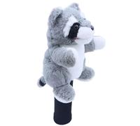 Driver Cover, Funny Golf Head Covers, Cute Raccoon Plush Golf Club Head Covers Soft Driver Headcover for Men Women