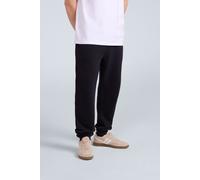 'Driver' Elastic Waistband Drawcord Fastening Cotton Casual Joggers Animal Black L
