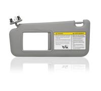 Driver Left Side Sun Visor Compatible with Toyota RAV4 2006 2007 2008 2009 2010 2011 2012 2013 with Light Replace 74320-42501-B2 Gray