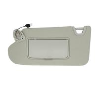Driver Left Side Sun Visor Replacement Compatible with Nissan Altima 2013 2014 2015 2016 2017 2018 with Light Switch 96401-3TA2A Color Grey