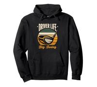 Driver Life Big Swing Retro Golf Driver Pullover Hoodie