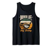 Driver Life Big Swing Retro Golf Driver Tank Top