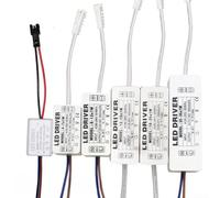Driver Power Supply Unit AC 85 265V Transformer for LED Lighting, Intelligent Constant Current, Overvoltage and Overload Protection (12-18W)