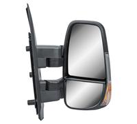 Driver Right Side Door Wing Mirror O/S Electric and Heated Manual Folding Short Arm for IVECO Daily 2014 to 2024