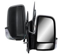 Driver Right Side Door Wing Mirror O/S Electric and Heated Short Arm Black Cover For Mercedes Sprinter VW Crafter 2006 to 2018