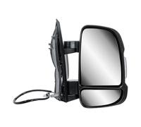 Driver Right Side Door Wing Mirror O/S Electric and Heated with Temperature Sensor Manual Folding Short Arm for Fiat Ducato Peugeot Boxer Citroen Relay 2006 to 2023 Vauxhall Movano 2019-2023