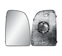 Driver Right Side O/S Door Wing Mirror Replacement Main Big Upper Glass Heated with Back Plate for Fiat Ducato Citroen Relay Peugeot Boxer 2006-2025 Vauxhall Movano 2022-2025