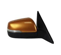 Driver Right Side Wing Mirror 3/5/7 Wire Car Door Side Rearview Mirror Assembly Outside For Kia For Soul 2010 2011 2012 2013(Orange 7Wire RH)