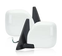 Driver Right Side Wing Mirror 5 Pins Heated Car Side Door Mirror Assembly For Mitsubishi For Pajero V73 NM NP 2000 2001 2002 2003 2004 2005 2006(1pair)