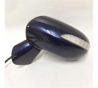 Driver Right Side Wing Mirror 5-PINS With Turn Signal Car Exterior Door Rearview Mirror Assembly For FIT For JAZZ 2005 2006 2007 2008 GD1 GD3(5pin Left Blue C)