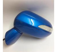 Driver Right Side Wing Mirror 5-PINS With Turn Signal Car Exterior Door Rearview Mirror Assembly For FIT For JAZZ 2005 2006 2007 2008 GD1 GD3(5pin Left Blue A)