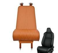 Driver Seat Extension Pad - Extended Leather Cushion with Memory Foam Rest Cushion, Built-in Adjustable Support | Comfortable Booster for Cars, Bus, Travel