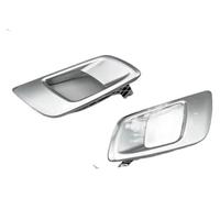 driver sid door handle For Ranger 2012-2019 Door Inner Handle Chrome And Silver Pull Left Front Rear Interio Passenger Trim(Matt Silver 1 Pair)