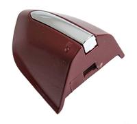 Driver Side Door Handle Keyhole Cover Cap for Ford for fusion 2013-2020 for edge 2015-2020 Front Left Bezel Trim Piece Red Plated ABS Material(Red+Plating)