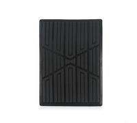 Driver Side Floor Mat Heel Rest Pad Black PVC Anti-Slip | Foot Pedal Patch Cover for Car Interior Reinforcement for durable All Weather Protection 15x23cm