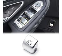Driver Side Window Switch Buttons for Mercedes Benz C E GLC, Compatible with Benz W205 W253 Interior Window Glass Lift Switch Button Caps, 1PCS Power Window Switch Button Cover Replacement(Rear Right)