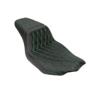 Driver Two Up For Seat Rider Passenger Front Rear For For Harley For Touring CVO For Road King Street For Glide Motorcycle seat cushion(Green Line Seat)