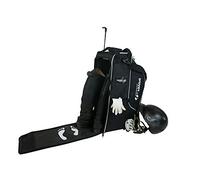 Driver13 Riding Boot Bag or Riding Boot Backpack Deluxe with Helmet Compartment for Riding Boots (Riding Boot Bag Black)