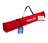 Driver13 Ski Bag Ski Bag for Ski & Ski Poles, Adjustable Length 140 - 210 cm, Robust Ski Bag for Transport & Storage when Skiing, Red