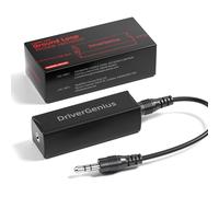 DriverGenius HumShield Series | 3.5mm Ground Loop Noise Isolator - Noise & Hum Eliminator for Car Audio, Home Hi-Fi & Desktop Speakers (GLI-35A, Passive TRS, Female/Female)