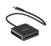 DriverGenius MediaPro CFast | USB Type-C CFast 2.0 Card Reader - USB 3.2 Gen1 (5Gbps) - For Photographers and DSLR Videomakers - Braided Cable 30cm (Aluminium, HB083-C)