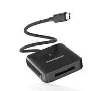 DriverGenius MediaPro CFB | USB-C CFexpress Type-B Card Reader with USB 3.2 Gen2 10Gbps - Companion for Professional Photographers and Videomakers (Aluminium, HB093-C)