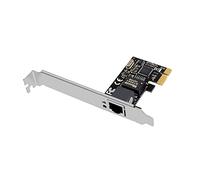 DriverGenius Quantum G1 PCIe Gigabit-Ethernet-Karte, 1-Port PCI-Express NIC Adapter mit Full- & Low-Profile-Blenden, Auto MDI/MDI-X, Link-/Activity-LEDs, für Server und Workstations