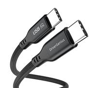 DriverGenius ReplaX-PD240 | USB-C PD3.1 240W Nylon Braided, 1.8-Meter USB2.0 Type-C Charging Cable
