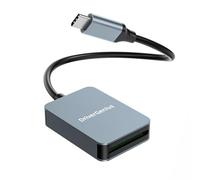 DriverGenius USB-C UHS-II Memory Card Reader - For 256GB & 64GB SD Cards, V60 Speed Class & UHS-I Support for Digital Cameras & Photography Accessories (Aluminum, U3CR01-III)