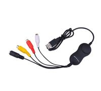 Driverless USB2.0 Video Digitizer Capturing Card 480p Analogs From Cameras Compatible for QuickTime on Devices CVBS S Capturing Device