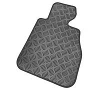 Drivers Car Mat For Ford Fusion (Automatic) 2002 2003 2004 2005 2006 2007 2008 2009 2010 2011 2012 Tailored Fit Budget Grade Black Rubber (Single)