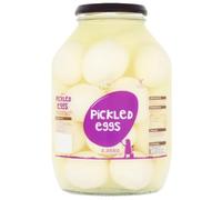 Driver's Foods Pickled Eggs 2250g (Pack of 4) | Traditional British Pickled Eggs in Vinegar Brine | Tangy & Crunchy Snack for Pubs, Parties & Home