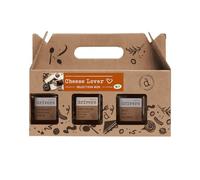 Drivers Pickles - Cheese Lover's Gift Box Set Contains 3 Chutneys: Farmhouse Pickles. Mini Onion & Real Ale Chutney To Pair With Cheese & Crackers.