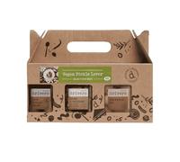 Drivers Pickles Vegan Pickle Gift Box Easter Hamper - 3-Piece Food Hamper Set with 1906 Pickled Onions, Cornichons & Pickle Mix, Easter Gift Box, Vegan Hampers