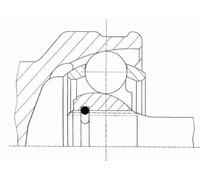 LÖBRO 306245 Joint kit, drive shaft