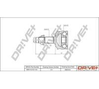 Driveshaft CV joint DP2110.10.1175 Drve+ for FIAT CINQUECENTO SEICENTO / 600