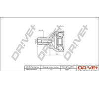 Driveshaft CV joint DP2110.10.1216 Drve+ for FORD VOLVO