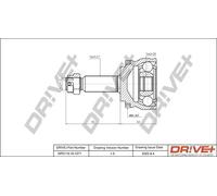 JOINT KIT DRIVE SHAFT DP2110.10.1271 FOR HYUNDAI KIA CEE'D/SW/PRO/Hatchback 2.0L