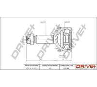 JOINT KIT DRIVE SHAFT DP2110.10.1272 FOR HYUNDAI KIA CEE'D/PRO/Hatchback/SW 1.4L