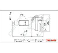 JOINT KIT DRIVE SHAFT DP2110.10.1304 FOR MAZDA 323/VI/Hatchback PREMACY 1.8L