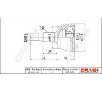 JOINT KIT DRIVE SHAFT DP2110.10.1321 FOR MERCEDES-BENZ B-CLASS/Sports/Tourer