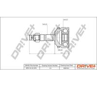 JOINT KIT DRIVE SHAFT DP2110.10.1370 FOR OPEL TIGRA/TwinTop CORSA COMBO/Box 1.2L